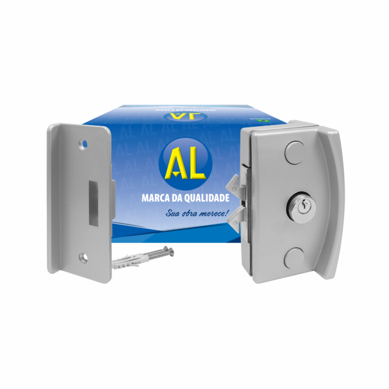 Kit 10 - Fechadura para Porta V/A Blindex